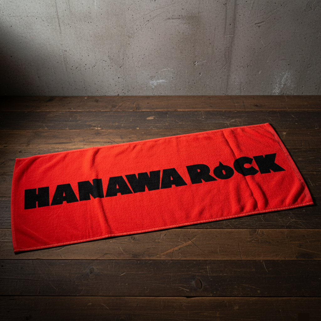 HANAWA ROCK フェイスタオル