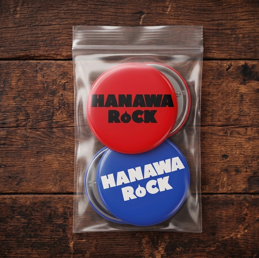 HANAWA ROCK 缶バッジ