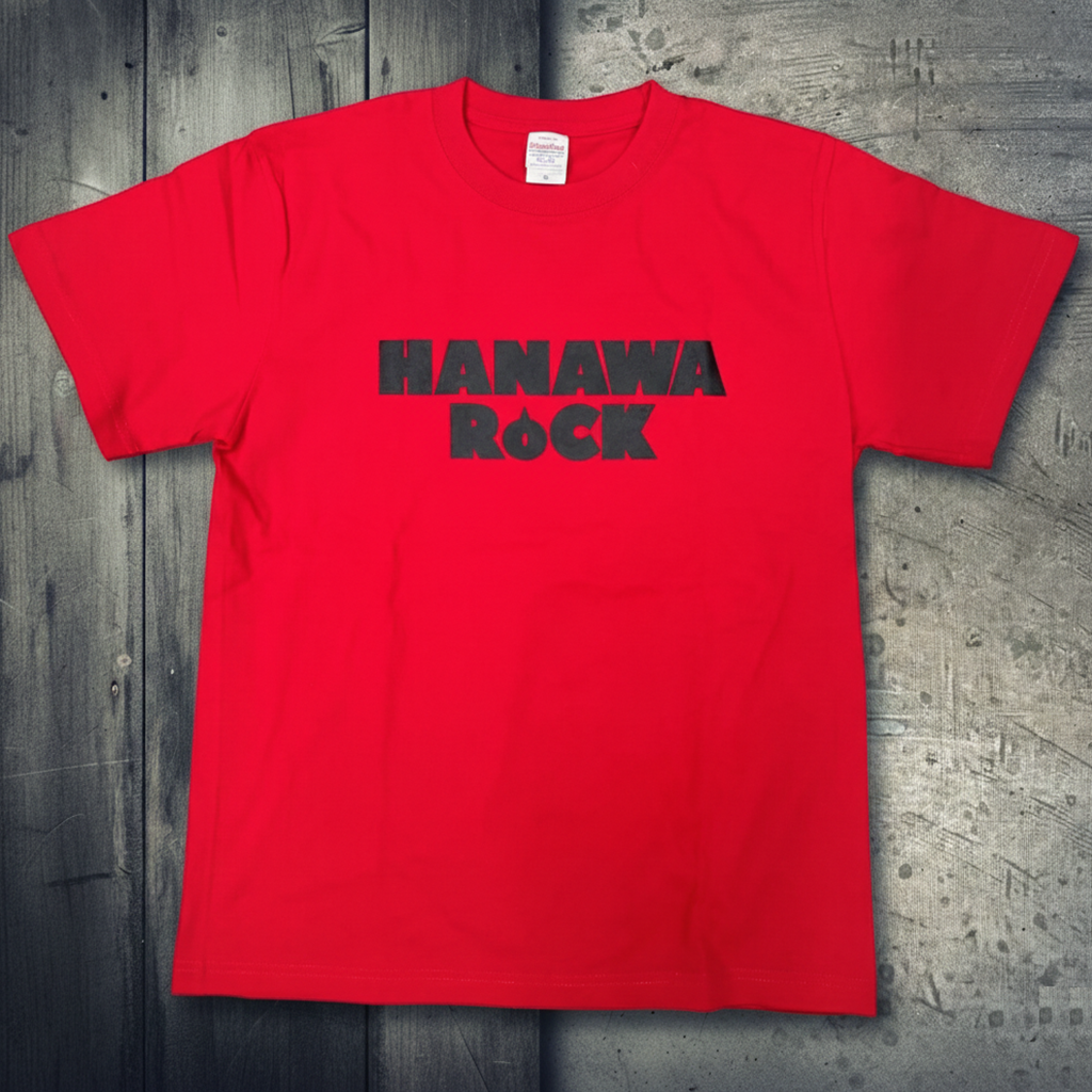 HANAWA ROCK T-Shirts ハイレッド（united-athle）